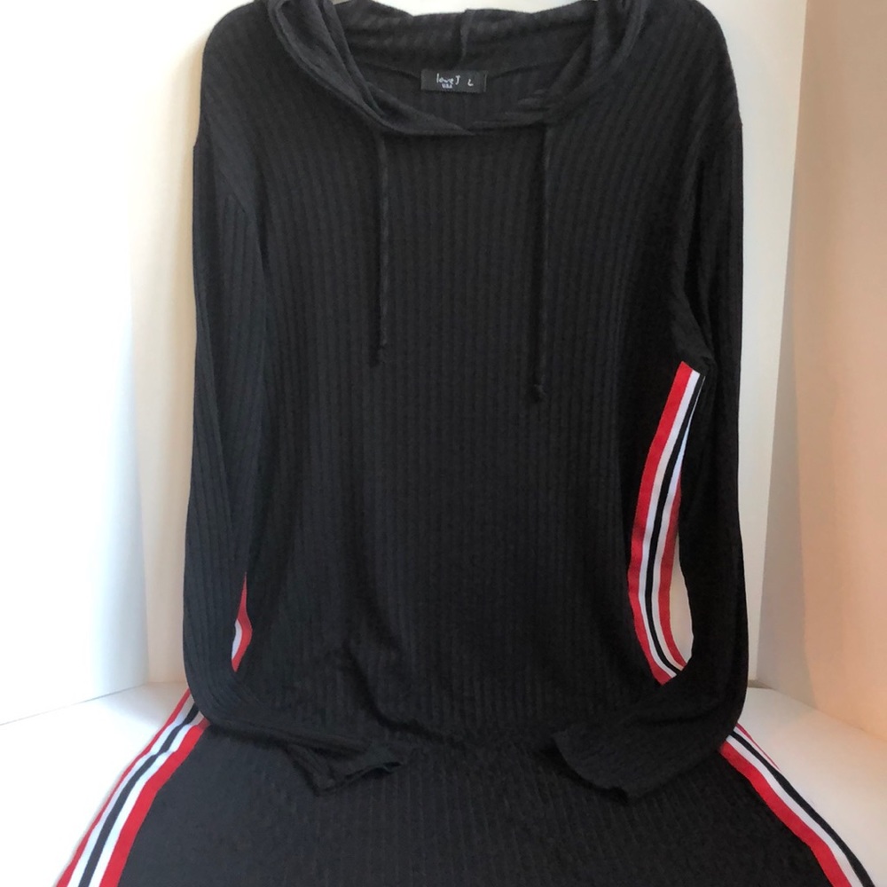 Love J rib knit long sleeve lightweight dress Size large